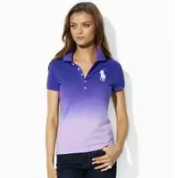 tee shirts ralph lauren manches courtes femmes color mode blue blance